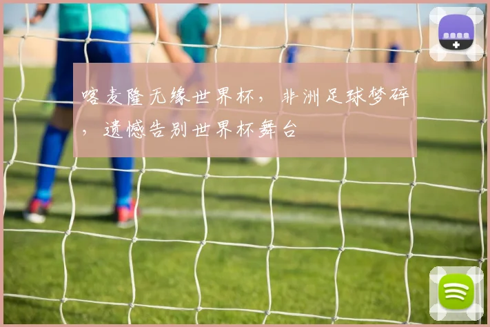 喀麦隆无缘世界杯，非洲足球梦碎，遗憾告别世界杯舞台